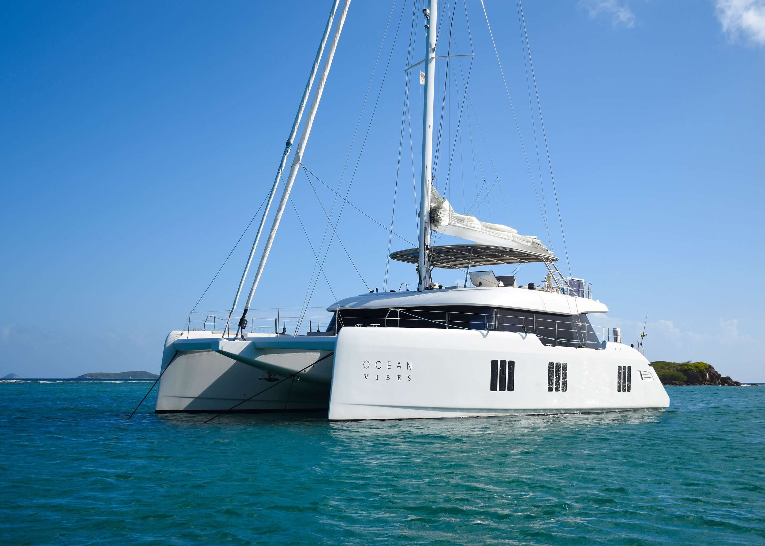 Charter Yacht OCEAN VIBES - Sunreef 74 - 4 Cabins - Tortola - Anegada - Virgin Gorda - BVI - Caribbean