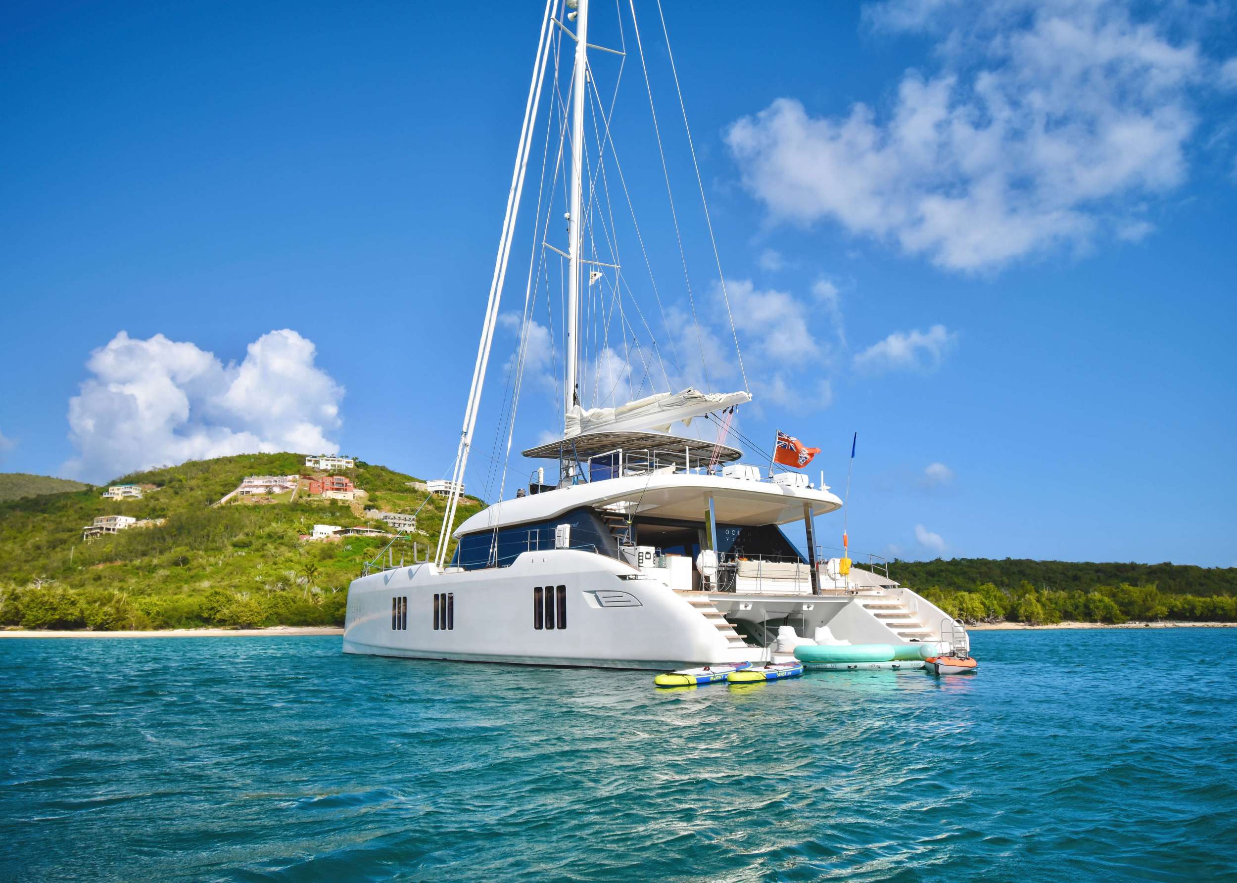 Charter Yacht OCEAN VIBES - Sunreef 74 - 4 Cabins - Tortola - Anegada - Virgin Gorda - BVI - Caribbean