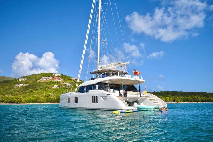 Charter Yacht OCEAN VIBES - Sunreef 74 - 4 Cabins - Tortola - Anegada - Virgin Gorda - BVI - Caribbean