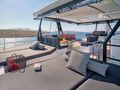 ALMA Fountaine Pajot Samana 59 - flybridge sun beds ALMA Fountaine Pajot Samana 59 - flybridge sun beds