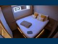AMBER ROSE - Aft port suite as a queen berth