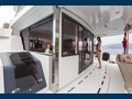 ITHAKA - Bali 5.4,aft deck with the garage door lowered