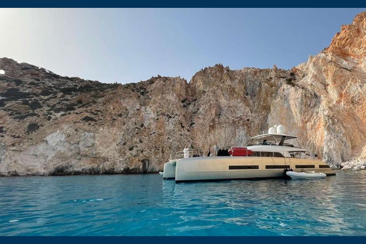 Charter Yacht JUST MARIE 2 - Lagoon Seventy 8 - 3 Cabins - Athens - Mykonos - Santorini