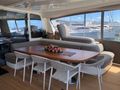 JUST MARIE 2 Lagoon Seventy 8 - aft alfresco dining area JUST MARIE 2 Lagoon Seventy 8 - aft alfresco dining area
