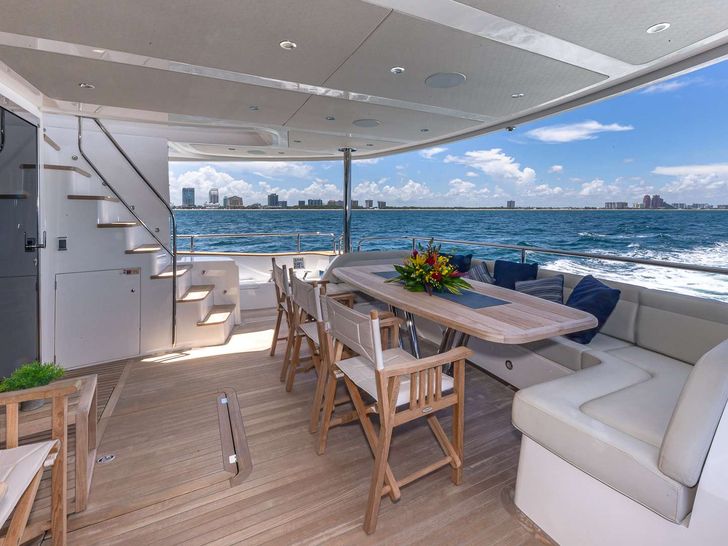 MIRRACLE - Aft deck MIRRACLE - Aft deck
