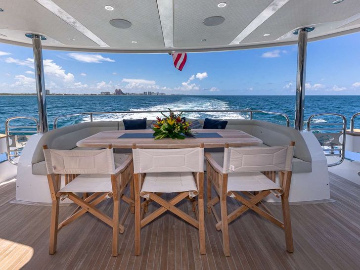 MIRRACLE - Aft deck MIRRACLE - Aft deck
