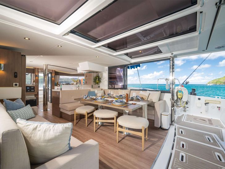 OCEANA Bali 4.8 - Dining Table and Galley OCEANA Bali 4.8 - Dining Table and Galley