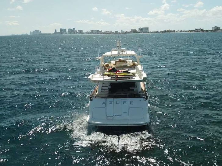 AZURE - Azimut 80 - Aft View AZURE - Azimut 80 - Aft View