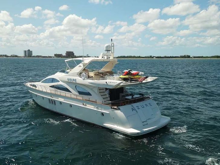 AZURE - Azimut 80 - Side View AZURE - Azimut 80 - Side View