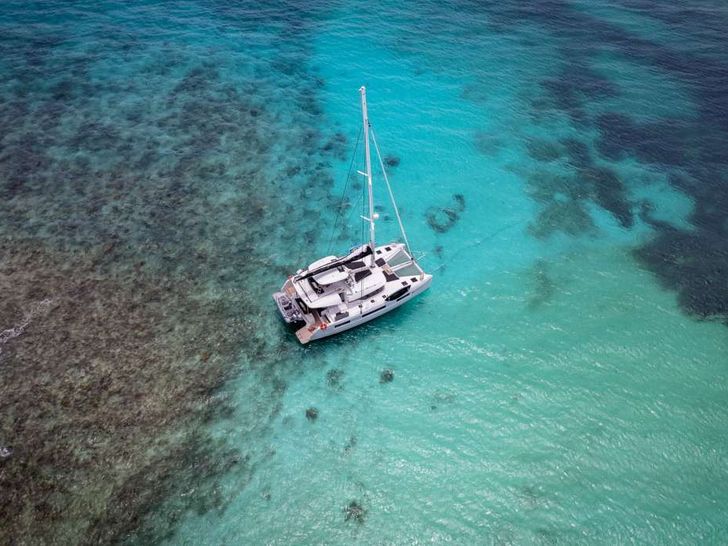 LA SIRENA Lagoon 51 - drone shot LA SIRENA Lagoon 51 - drone shot