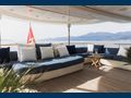 LADY TRUDY 43m CRN Luxury Crewed Motor Yacht Upper Aft Deck