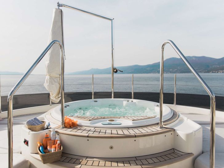 LADY TRUDY 43m CRN Luxury Crewed Motor Yacht Jacuzzi