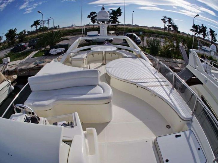 PALMYRA - Ferretti 57 ft.,flybridge top view PALMYRA - Ferretti 57 ft.,flybridge top view