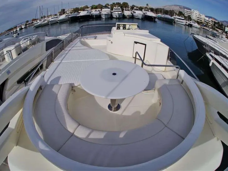 PALMYRA - Ferretti 57 ft.,flybridge seating PALMYRA - Ferretti 57 ft.,flybridge seating
