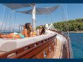 SLANO Custom Sailing Yacht 25m flybridge sun beds