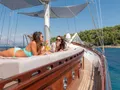 SLANO Custom Sailing Yacht 25m - flybridge sun beds SLANO Custom Sailing Yacht 25m - flybridge sun beds