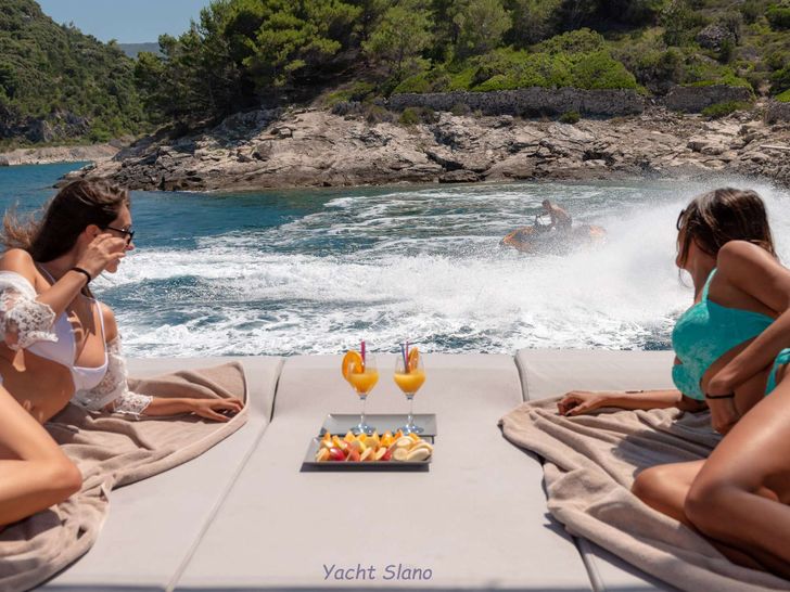 SLANO Custom Sailing Yacht 25m - sun bed SLANO Custom Sailing Yacht 25m - sun bed