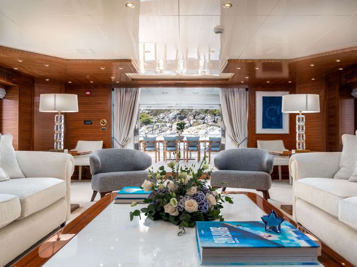 OCEANOS - Main Salon Facing Aft OCEANOS - Main Salon Facing Aft