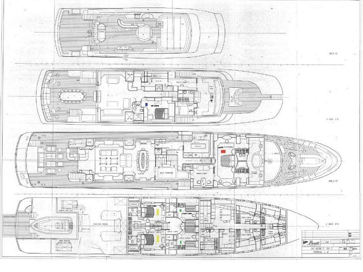 BARENTS Benetti 50m - layout BARENTS Benetti 50m - layout
