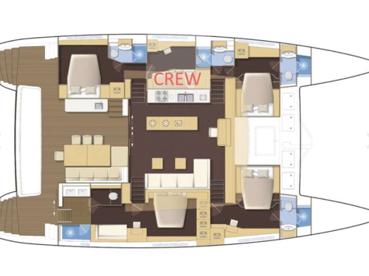 GRACE - yacht layout