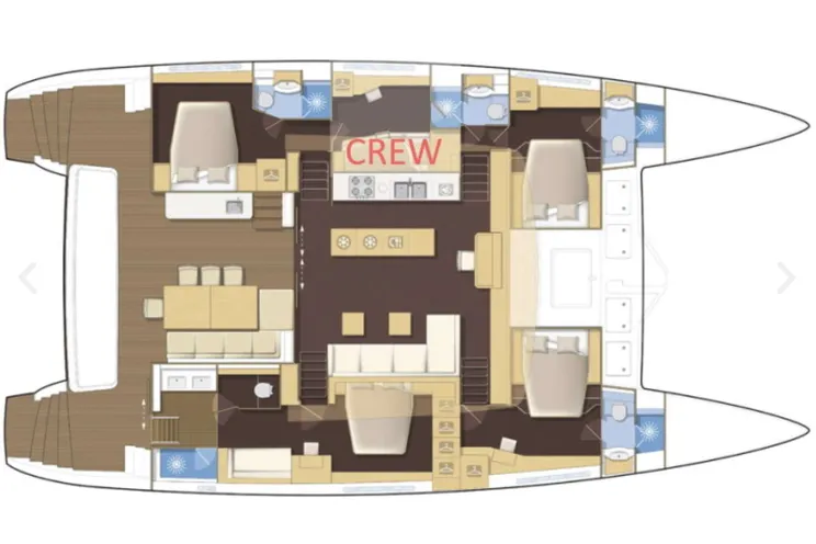 Layout for GRACE - yacht layout