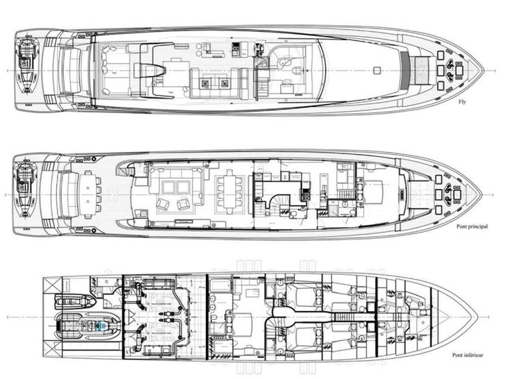 Yacht layout