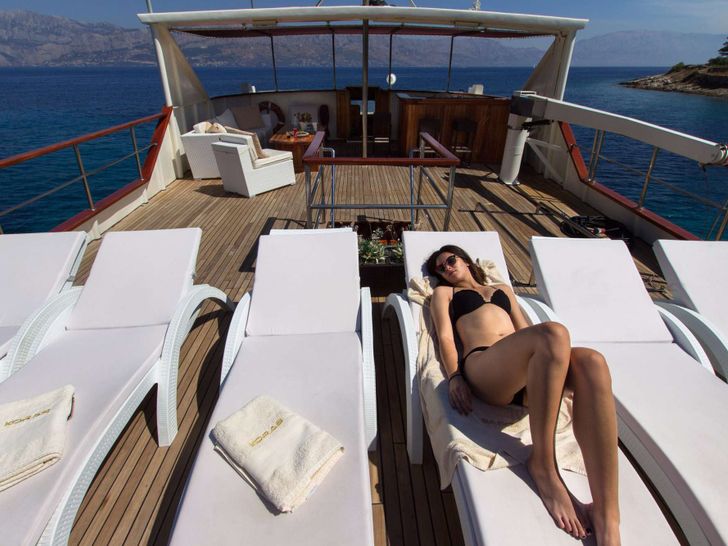 KORAB Custom 83 Sun Deck Sun Loungers