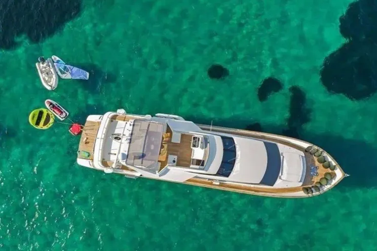 Charter Yacht LUCY PINK - Falcon 108 - 5 Cabins - Mykonos - Greece