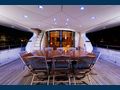 ENDLESS SUN - Azimut 100,aft deck's alfresco dining