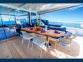 MARIAH PRINCESS III - Lagoon 78 Aft Deck Dining