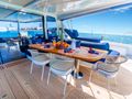 MARIAH PRINCESS III - Lagoon 78 Aft Deck Dining