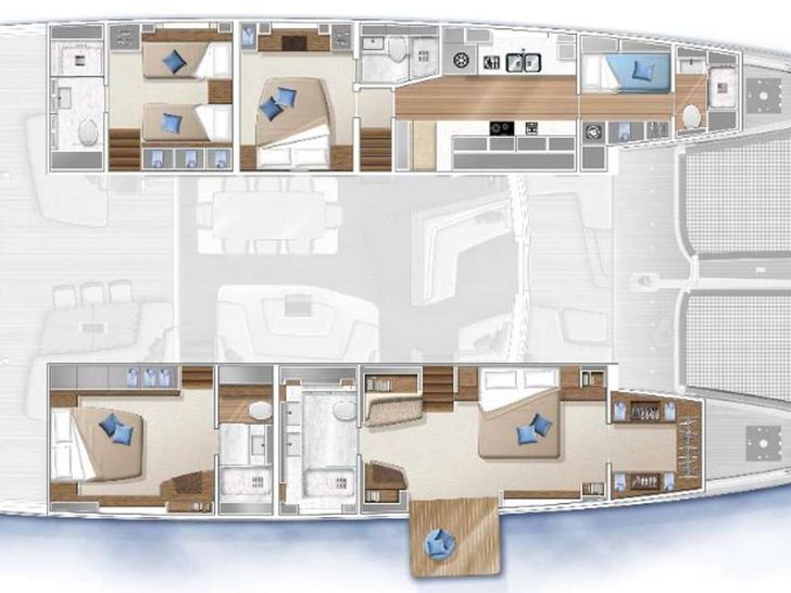 MARIAH PRINCESS III Lagoon Seventy 7 - layout MARIAH PRINCESS III Lagoon Seventy 7 - layout