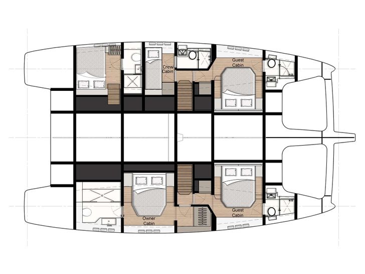 Yacht layout Yacht layout