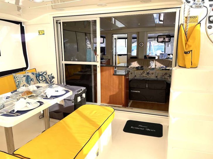 ISLAND TIME - Cockpit to Salon ISLAND TIME - Cockpit to Salon