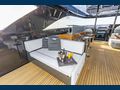 TASTY WAVES - Riva Dolcevita 110,sun deck seating area and minibar