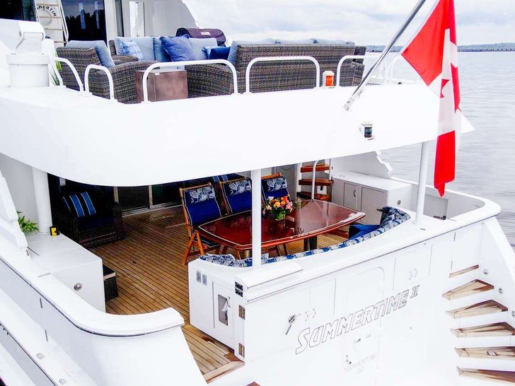 SUMMERTIME II - Aft deck SUMMERTIME II - Aft deck