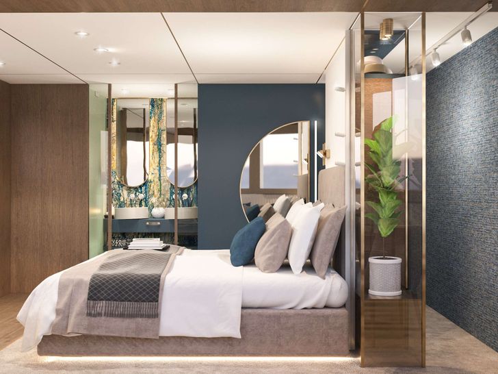 BELLA 47.9m Motor Yacht VIP Room BELLA 47.9m Motor Yacht VIP Room