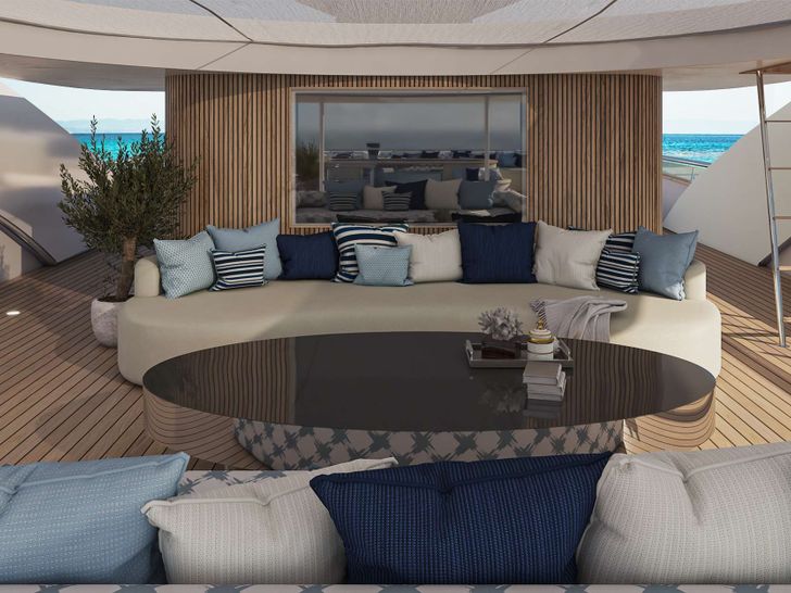 BELLA 47.9m Motor Yacht Sitting Area