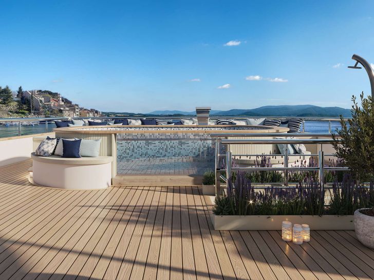 BELLA 47.9m Motor Yacht Aft Deck BELLA 47.9m Motor Yacht Aft Deck