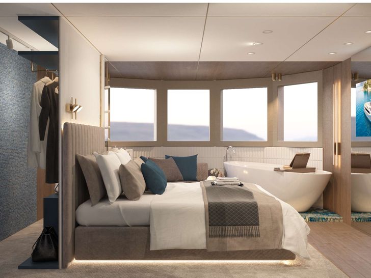 BELLA 47.9m Motor Yacht VIP Room BELLA 47.9m Motor Yacht VIP Room