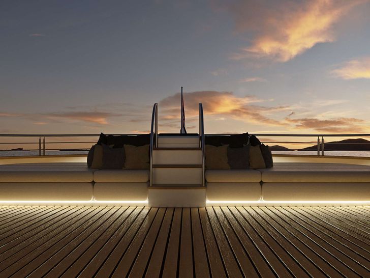 CRISTAL 49m Custom Motor Yacht Swimming Platform CRISTAL 49m Custom Motor Yacht Swimming Platform
