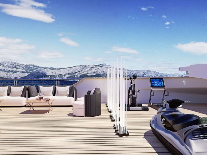 CRISTAL 49m Custom Motor Yacht Gym CRISTAL 49m Custom Motor Yacht Gym