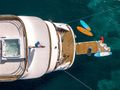 CRISTAL 49m Custom Motor Yacht aerial aft shot