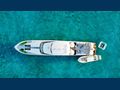 LONE STAR Hatteras 130 Crewed Motor Yacht Aerial View