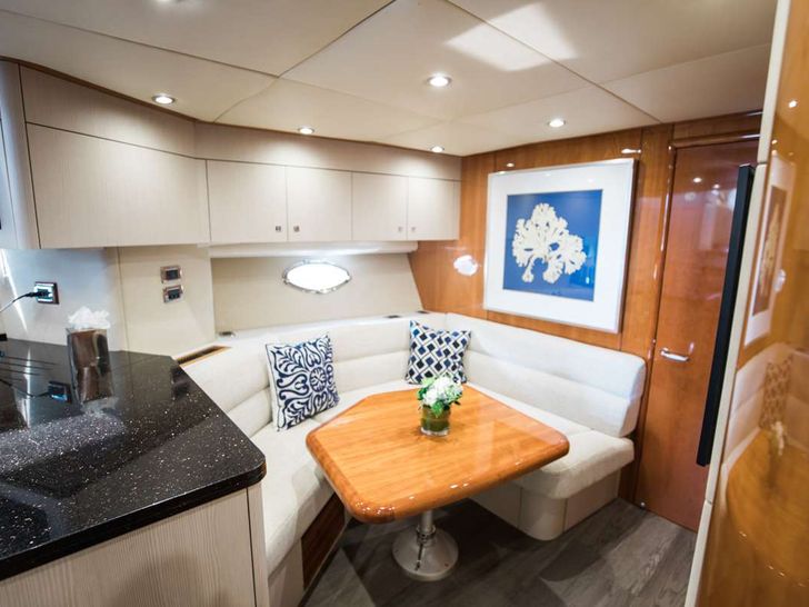 LION - Sunseeker 72,indoor dining area LION - Sunseeker 72,indoor dining area