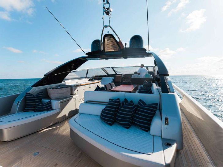 NOT YET - Riva 76,stern bronzing area NOT YET - Riva 76,stern bronzing area