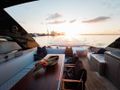 NOT YET - Riva 76,sunset view on the upper deck lounge