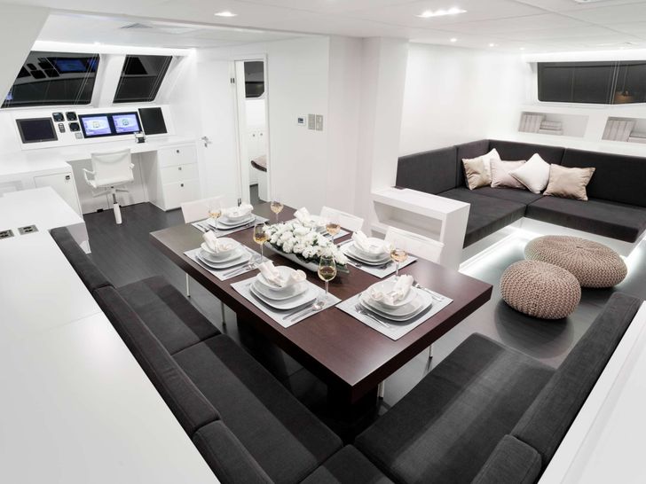 LEVANTE Sunreef 80 - saloon LEVANTE Sunreef 80 - saloon