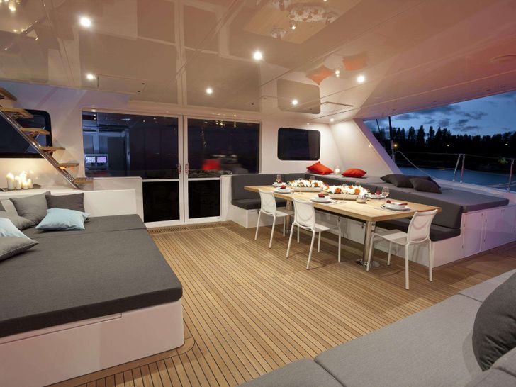 LEVANTE Sunreef 80 - aft deck LEVANTE Sunreef 80 - aft deck