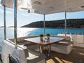 BOLLINGER Azimut Magellano 66 Crewed Motor Yacht Al fresco Dining Area